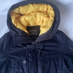 PAZZO パッゾ 291295=HOMME フード付き ジャンバー ブラック Mサイズ相当 中 キルティング加工 防寒ジャンバー 中古品  の画像