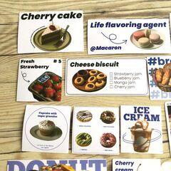 スイーツ　ステッカー　最安値　可愛い　お洒落　ノート　手帳　デコ　大人気の画像