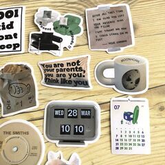 ポップアート ステッカー　手帳　ノート　大人気　最安値　可愛い　シンプル　デコの画像