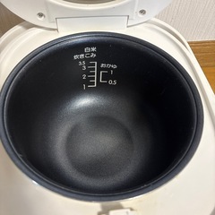 炊飯ジャー 炊飯器 2021年製
の画像