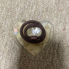 ハートのヘアゴムの画像