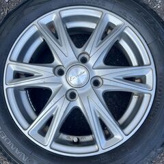 HOTSTUFF Exceeder ホットスタッフ エクシーダー 4.5J-14+43 100/4H ハブ径73ミリ ナットホール約13ミリ TOYO NANOENERGY 3(トーヨー ナノエナジー) 155/65R14 75S 2020年製 ラジアルタイヤ付き4本セット ワゴンR / スペーシア / N-BOX / デイズルークス / タント 他の画像