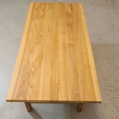 unico(ウニコ)のSOTO(ソト) チーク無垢材 ローテーブルテーブルです！チーク材の素材感を活かしたシンプルなリビングテーブル。北欧スタイルやヴィンテージ風のブルックリンスタイルなどに♪の画像