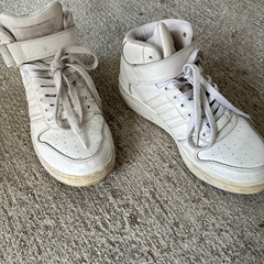 adidas白色23.5の画像