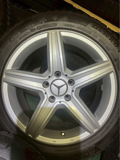 メルセデス ベンツ Cクラス Aクラス 225/50R17 スタッドレス ホイール 5H112