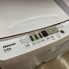 🐶「ジモティ見た」でドリンクプレゼント中‼🐶　【中古】ハイセンス　HW-55E2W　洗濯機　5.5kg　2023年製の画像