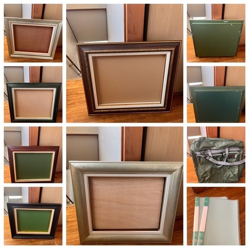 額縁セット 複数色 収納バッグ、ファイル付き