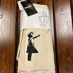 【10%OFF】【Banksy】ベーシックトートバッグ M　bnk-001 バルーン COTTON CANVAS ユニセックス 送料無料の画像