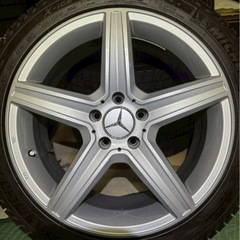 ユーロフォルシュ H789 18インチホイール ＋ ミシュラン X-ICE 225/45R18 スタッドレス ベンツ用 PCD112 W205 W213 C/Eクラス対応の画像