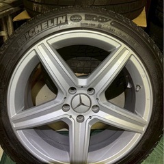 ユーロフォルシュ H789 18インチホイール ＋ ミシュラン X-ICE 225/45R18 スタッドレス ベンツ用 PCD112 W205 W213 C/Eクラス対応の画像