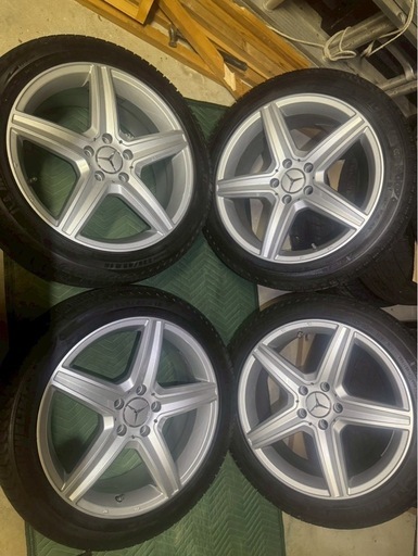 ユーロフォルシュ H789 18インチホイール ＋ ミシュラン X-ICE 225/45R18 スタッドレス ベンツ用 PCD112 W205 W213 C/Eクラス対応