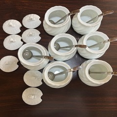 レトロ　シュガーポットの画像