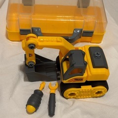 ネジ回しおもちゃ(工事車両)の画像