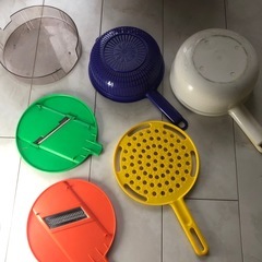 レトロなスライサーセットの画像