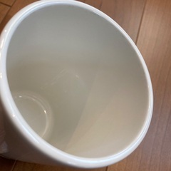 無印　磁器　ベージュ　キッチンツールスタンドの画像