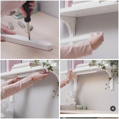 スリムランプROLFSTORP ロルフストルプ IKEA  LEDライト、調光可能/ホワイト　新品です。の画像