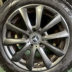 BRIDGESTONE BLIZZAK VRX3 × Team Sparco 16インチ スタッドレスタイヤ＆ホイール 4本セット ベンツ対応／2023年製／美品 の画像