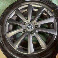 BRIDGESTONE BLIZZAK VRX3 × Team Sparco 16インチ スタッドレスタイヤ＆ホイール 4本セット ベンツ対応／2023年製／美品 の画像