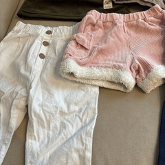 女の子　秋冬　ホットパンツ　ボトムス　5点の画像