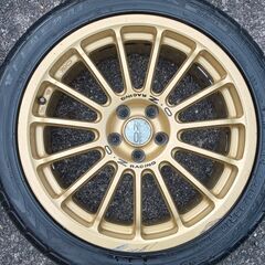 OZレーシング　ホイール4本セット7JJ+48 PCD100 4H-100の画像