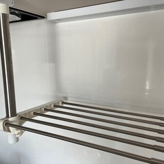 ニトリ　ステンレス吊り下げキッチンラック（1段）の画像