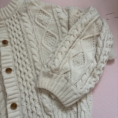 ニットカーディガンLの画像