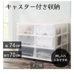 押入れ収納ケースの画像