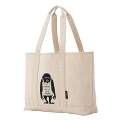 【10%OFF】【Banksy】ベーシックトートバッグ M　bnk-001 モンキー COTTON CANVAS ユニセックス 送料無料の画像