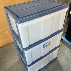 ①　プラチェスト　チェスト　3段　引き出し　整理タンス　収納　衣類の画像