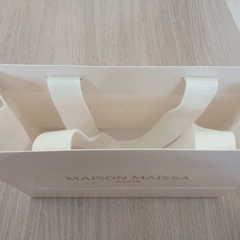 MAISON MAÏSSA ショップ袋 ホワイトの画像