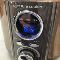 石2511-135 アルファックス・コイズミ（株） 圧力式電気鍋 LPC-T12 2018年製 通電確認済み 中古美品の画像