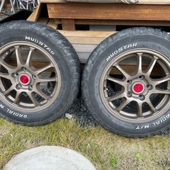15インチ４本セット　オフロード風　ブロックタイヤの画像