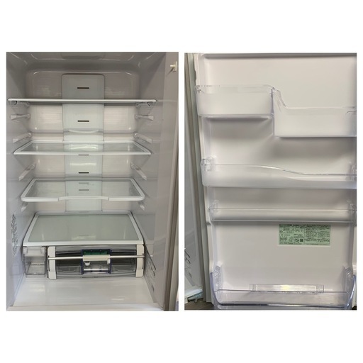 【お求めやすくなってます】日立　大型冷蔵庫 自動製氷機能付き　375L 2016年製