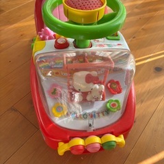 ハローキティ手押し車の画像