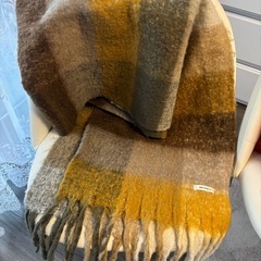 厚手マフラー　ショール　2枚セットの画像