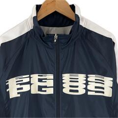 美品 PEARLY GATES パーリーゲイツ 両面プリント 秋冬 AW ブルゾン ポリエステル ネイビー メンズ M【古着】【中古】の画像