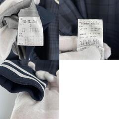 美品 PEARLY GATES パーリーゲイツ ブランドロゴ 秋冬 AW 長袖シャツ ポリエステル ネイビー レディース 40(L) ゴルフウェア【古着】【中古】の画像