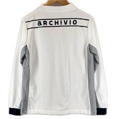 美品 ARCHIVIO アルチビオ ブランドロゴ 秋冬 AW 長袖シャツ ポリエステル ホワイト レディース 1(M) プルオーバー【古着】【中古】の画像