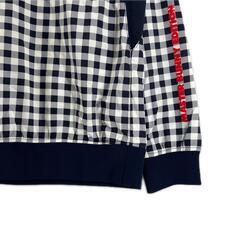 美品 PEARLY GATES パーリーゲイツ スニードジャック ブランドロゴ 秋冬 AW ナイロンジャケット ナイロン マルチカラー レディース 0(S) ウィンドブレーカー　チェック柄【古着】【中古】の画像