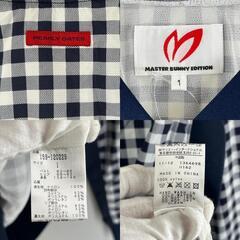 美品 PEARLY GATES パーリーゲイツ スニードジャック ブランドロゴ 秋冬 AW ナイロンジャケット ナイロン マルチカラー レディース 0(S) ウィンドブレーカー　チェック柄【古着】【中古】の画像