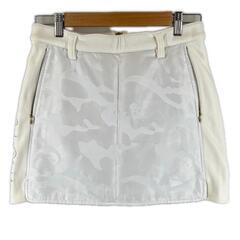美品 MARK&LONA マークアンドロナ ブランドロゴ オールシーズン スカート ポリエステル ホワイト レディース 00(SS)【古着】【中古】の画像