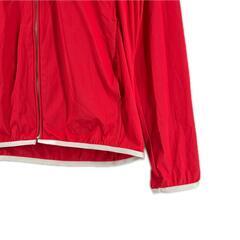 美品 ARCHIVIO アルチビオ フリル 秋冬 AW ジャケット ポリウレタン/ナイロン レッド レディース 40(L) フルジップジャケット【古着】【中古】の画像