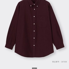 GU メンズ　シャツ　Lサイズの画像