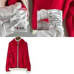 美品 ARCHIVIO アルチビオ ブランドロゴ 秋冬 AW カットソー アクリル/ウール ローズレッド レディース 40(L) プルオーバーパーカー【古着】【中古】の画像