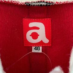 美品 ARCHIVIO アルチビオ ブランドロゴ 秋冬 AW カットソー アクリル/ウール ローズレッド レディース 40(L) プルオーバーパーカー【古着】【中古】の画像
