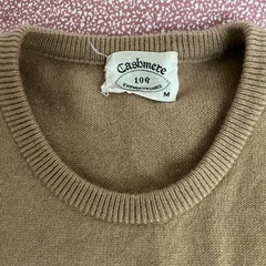 カシミア　セーター　ブラウン　の画像