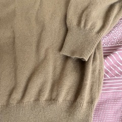 カシミア　セーター　ブラウン　の画像