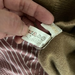 カシミア　セーター　ブラウン　の画像