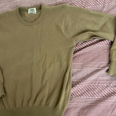 カシミア　セーター　ブラウン　の画像