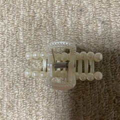 リボンの髪留めの画像